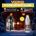 Pack Offre - Clearomiseur Uforce-X 5.5ml - Voopoo 1+1 Yakuza 10ml