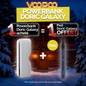 Pack Offre - Powerbank Doric Galaxy 1800mAh - Voopoo 1+1 Pen Doric Galaxy