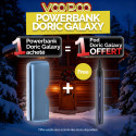 Pack Offre - Powerbank Doric Galaxy 1800mAh - Voopoo 1+1 Pen Doric Galaxy