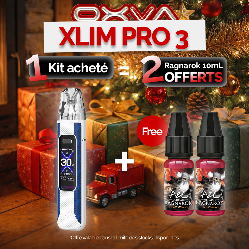 Pack Offre - Kit Pod XLIM PRO 3 1500mAh - OXVA 1+2 Ragnarok 10ml