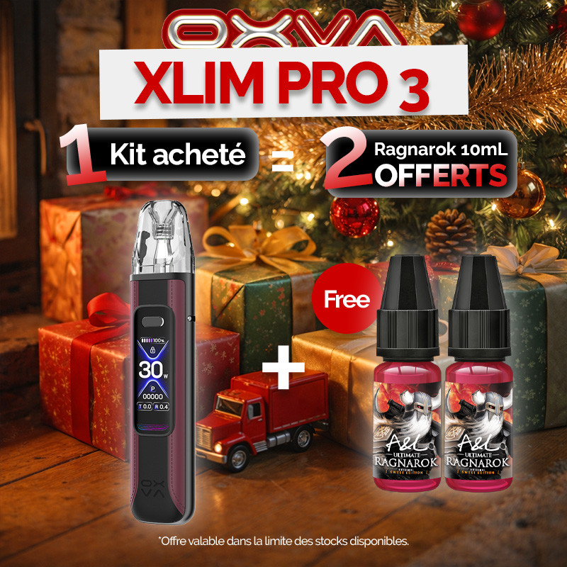 Pack Offre - Kit Pod XLIM PRO 3 1500mAh - OXVA 1+2 Ragnarok 10ml