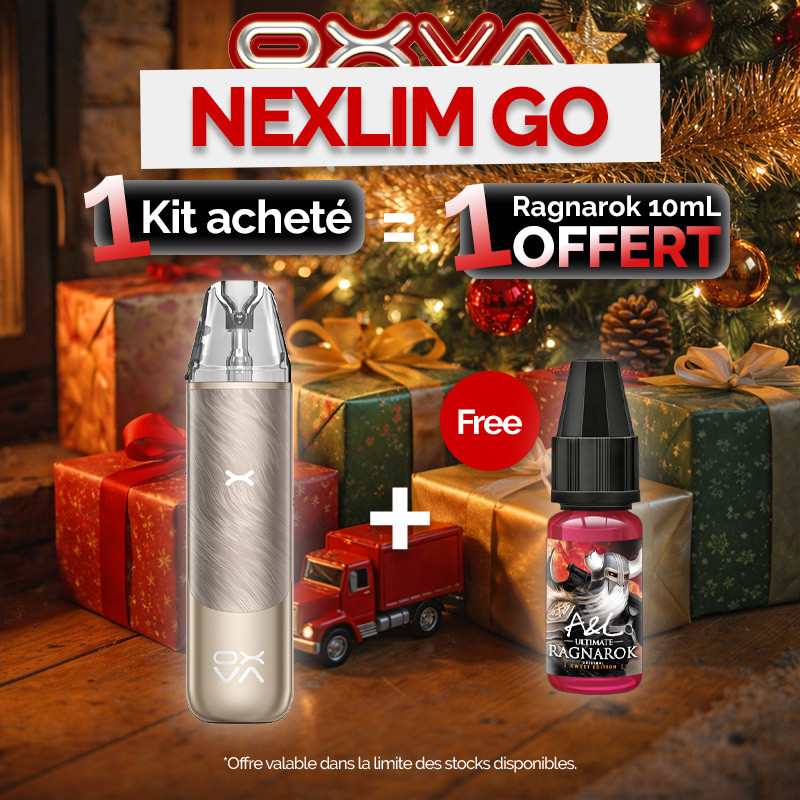 Pack Offre - Kit Pod NeXLIM Go 1800mAh - OXVA 1+1 Ragnarok 10ml