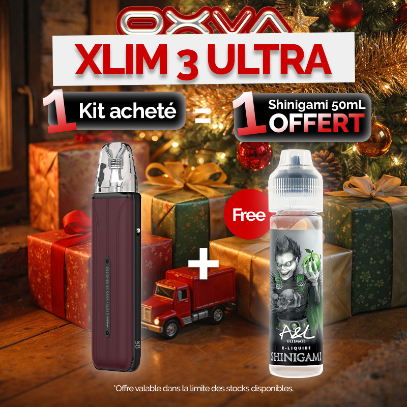 Pack Offre - Kit Pod XLIM 3 Ultra 1500mAh - OXVA 1+1 Shinigami 50ml