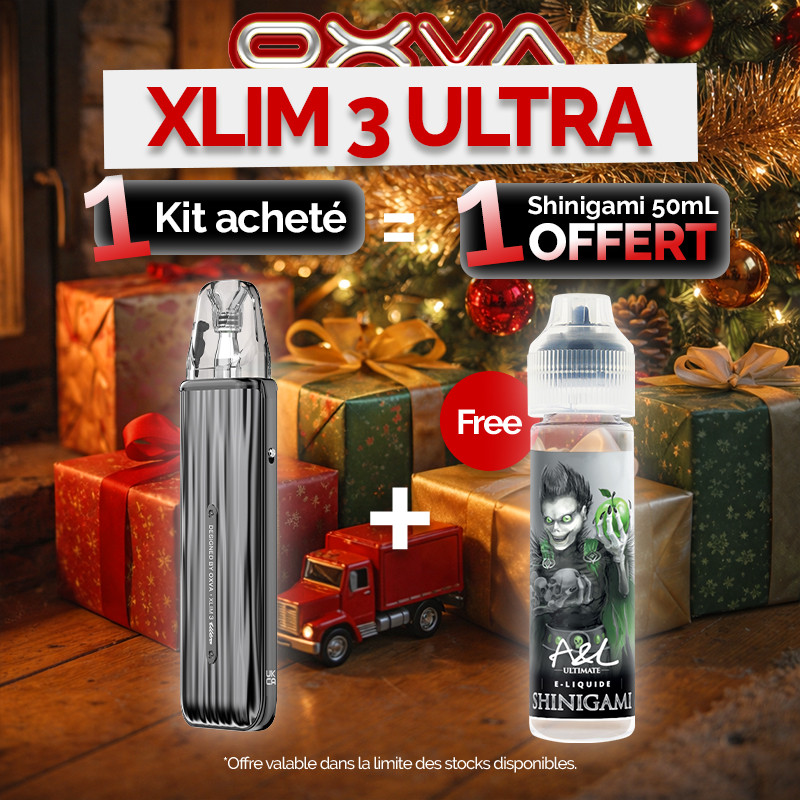 Pack Offre - Kit Pod XLIM 3 Ultra 1500mAh - OXVA 1+1 Shinigami 50ml