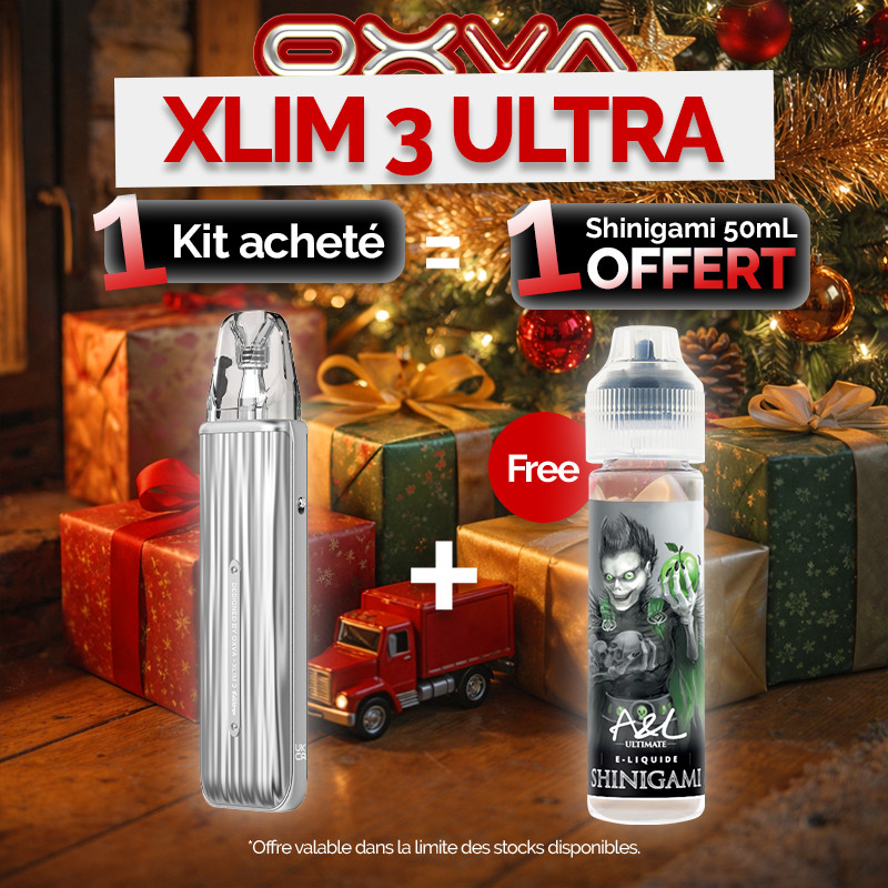 Pack Offre - Kit Pod XLIM 3 Ultra 1500mAh - OXVA 1+1 Shinigami 50ml
