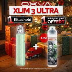 Pack Offre - Kit Pod XLIM 3 Ultra 1500mAh - OXVA 1+1 Shinigami 50ml
