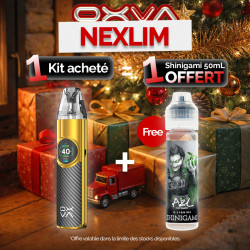 Pack Offre - Kit Pod NeXLIM 1500mAh - OXVA 1+1 Shinigami 50ml