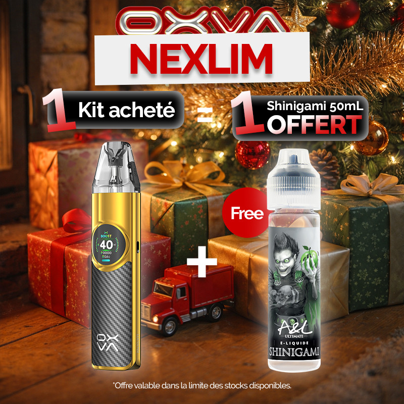 Pack Offre - Kit Pod NeXLIM 1500mAh - OXVA 1+1 Shinigami 50ml