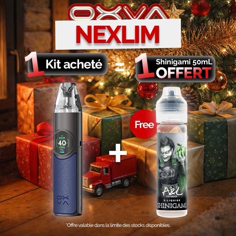 Pack Offre - Kit Pod NeXLIM 1500mAh - OXVA 1+1 Shinigami 50ml