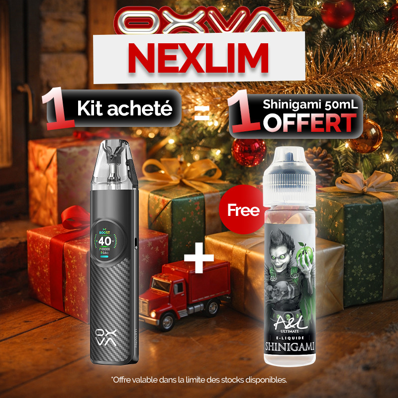 Pack Offre - Kit Pod NeXLIM 1500mAh - OXVA 1+1 Shinigami 50ml