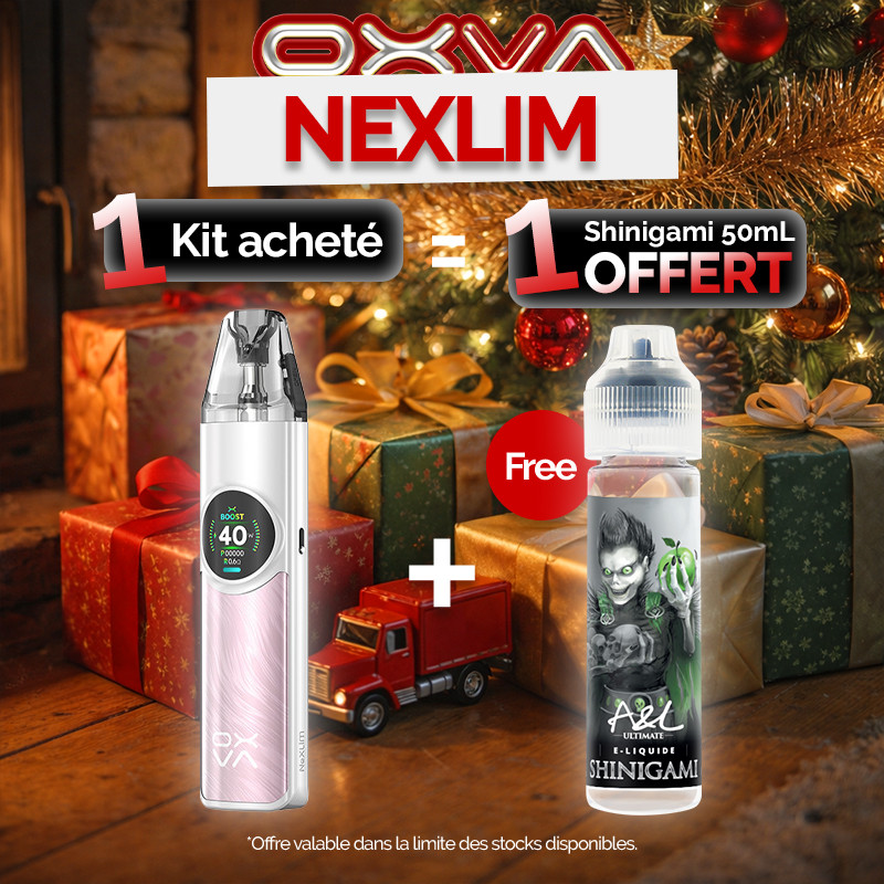 Pack Offre - Kit Pod NeXLIM 1500mAh - OXVA 1+1 Shinigami 50ml