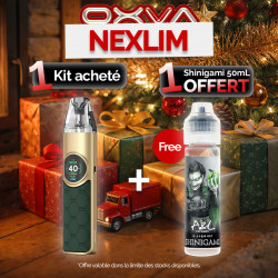 Pack Offre - Kit Pod NeXLIM 1500mAh - OXVA 1+1 Shinigami 50ml