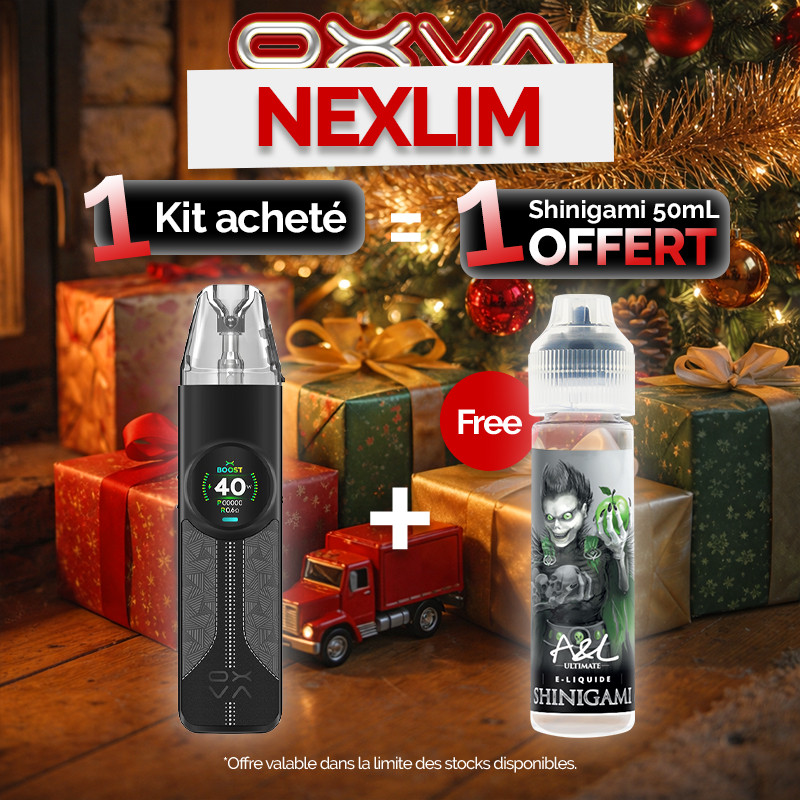Pack Offre - Kit Pod NeXLIM 1500mAh - OXVA 1+1 Shinigami 50ml
