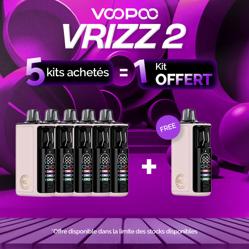 Pack Offre - Kit Pod Vrizz 2 1350mAh - Voopoo 5+1