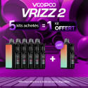 Pack Offre - Kit Pod Vrizz 2 1350mAh - Voopoo 5+1