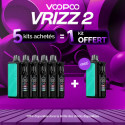 Pack Offre - Kit Pod Vrizz 2 1350mAh - Voopoo 5+1