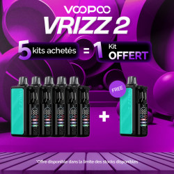 Pack Offre - Kit Pod Vrizz 2 1350mAh - Voopoo 5+1