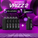 Pack Offre - Kit Pod Vrizz 2 1350mAh - Voopoo 5+1