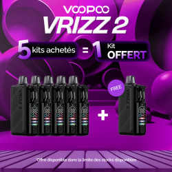 Pack Offre - Kit Pod Vrizz 2 1350mAh - Voopoo 5+1