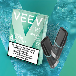 Paquet de 2 Pods pré-remplis Veev One Blue Mint - Veev (pack de 5)