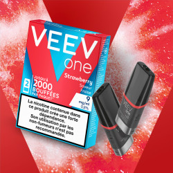 Paquet de 2 Pods pré-remplis Veev One Strawberry - Veev (pack de 5)