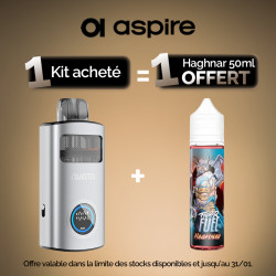 Pack Offre - Kit Pod Avata 1100mAh - Aspire 1+1 Haghnar 50ml