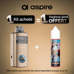 Pack Offre - Kit Pod Avata 1100mAh - Aspire 1+1 Haghnar 50ml