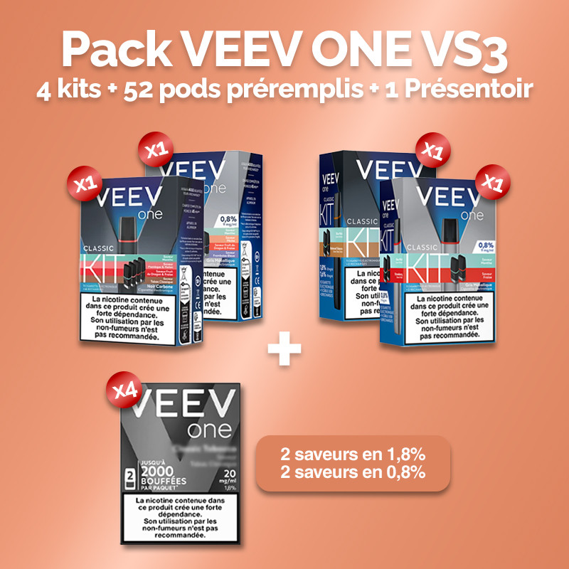 Pack VEEV One VS3 - 4 kits...
