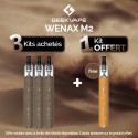 Pack Offre - Kit Pod Wenax M2 1200mAh - Geekvape (Leather Version) 3+1