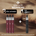 Pack Offre - Kit Pod Wenax M2 1200mAh - Geekvape (Leather Version) 3+1