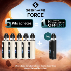 Pack Offre - Kit Pod Force 3200mAh - Geekvape 5+1