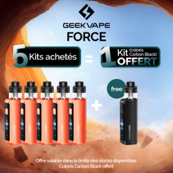 Pack Offre - Kit Pod Force 3200mAh - Geekvape 5+1