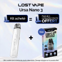 Pack Offre - Kit Pod Ursa Nano 3 1200mAh - Lost Vape 1+1 pack de cartouches