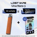 Pack Offre - Kit Pod Ursa Nano 3 1200mAh - Lost Vape 1+1 pack de cartouches