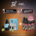 Pack Offre - Pack 500ml Base DIY 30/70 - PURE 1+4 Luna 10ml
