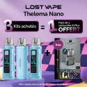 Pack Offre - Kit Thelema Nano - Lost Vape - 3+1 pack de cartouches