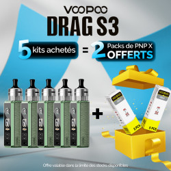 Pack Offre - Kit Pod Drag S3 - Voopoo 5+2 pack PnP-x V2