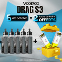 Pack Offre - Kit Pod Drag S3 - Voopoo 5+2 pack PnP-x V2