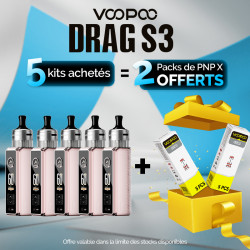 Pack Offre - Kit Pod Drag S3 - Voopoo 5+2 pack PnP-x V2