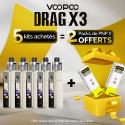 Pack Offre - Kit Pod Drag X3 - Voopoo 5+2 packs PnP-x V2