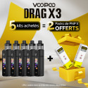Pack Offre - Kit Pod Drag X3 - Voopoo 5+2 packs PnP-x V2