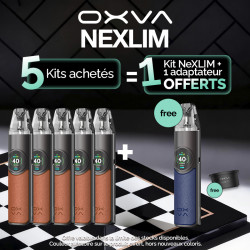 Pack Offre - Kit Pod NeXLIM 1500mAh - OXVA - 5+1+1 adaptateur