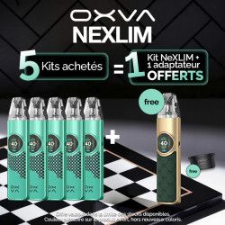 Pack Offre - Kit Pod NeXLIM 1500mAh - OXVA - 5+1+1 adaptateur
