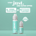 Pack Offre - Menthe Fraiche 50ml Just - Secrets Lab 1+1 booster 10ml