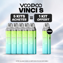 Pack Offre - Kit Pod Vinci S 2000mAh - Voopoo 5+1