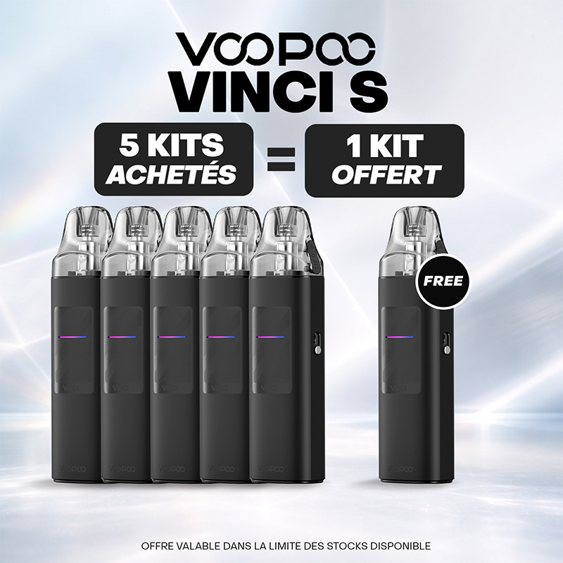 Pack Offre - Kit Pod Vinci S 2000mAh - Voopoo 5+1