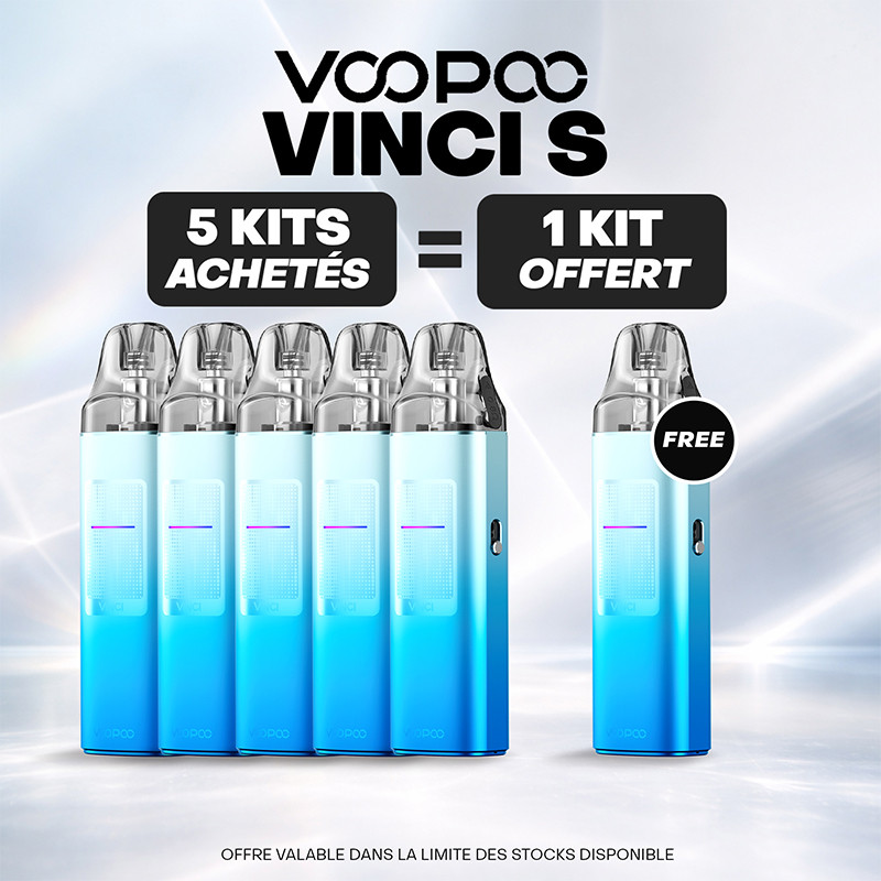 Pack Offre - Kit Pod Vinci S 2000mAh - Voopoo 5+1