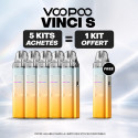 Pack Offre - Kit Pod Vinci S 2000mAh - Voopoo 5+1