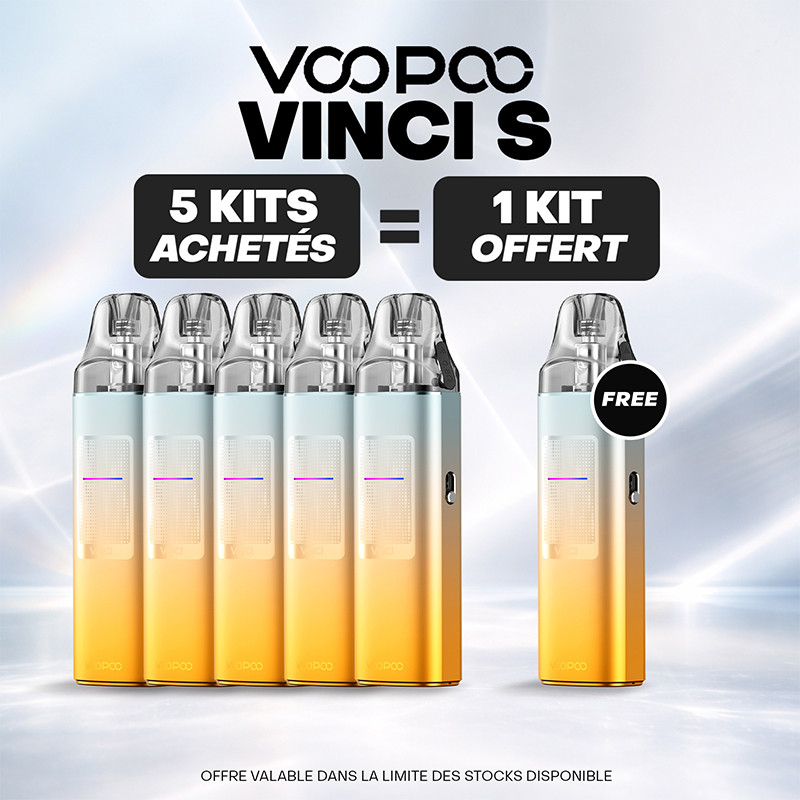 Pack Offre - Kit Pod Vinci S 2000mAh - Voopoo 5+1