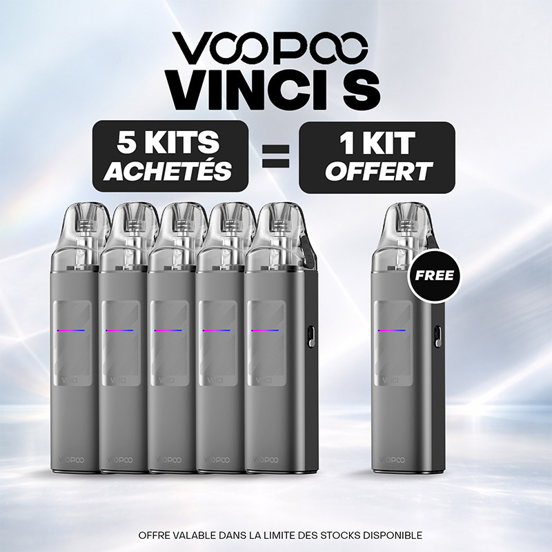 Pack Offre - Kit Pod Vinci S 2000mAh - Voopoo 5+1